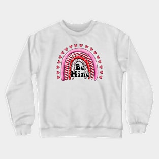 Valentine's Day Rainbow Crewneck Sweatshirt